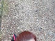 Amateur Redhead deepthroat