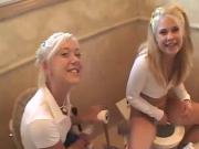 Two Hot Blonde Teen PiSSing !