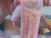 teen play with her cream pussy