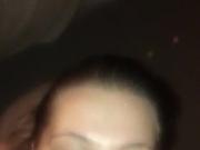 Hot BBW swallows big load of cum