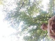 HANDJOB AND CUMMING NAKED OUTDOOR