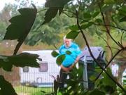 Grandpa pissing pull out everything