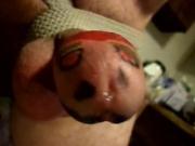 wild outdoor wank with orgasm