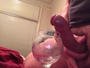 Cumshot number 1 into glasspart 2