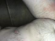 Chubby boy fucking with undies