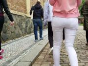 Nice teen ass in Prague