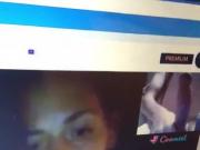 Huge cock reaction on webcam