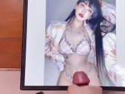 Korean Slut Cum Tribute 8