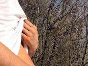 Risky Outdoor Wank & Cum