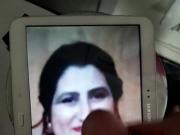 SMILING PAKISTANI AUNTY SLAPPED HARD BY BIG WHITE COCK