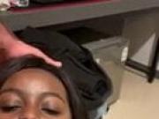 Me getting a blowjob from a hot Congolese