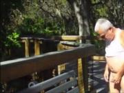 Chubby bear fucks old man
