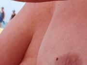 big nipples on the beach