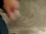 uncut cock out in public parking