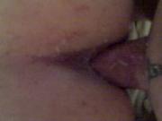George pulling out after he cums