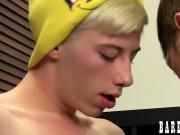 Blond twink Jax Marnell analled raw after blowjob