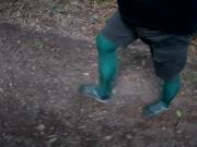 Wandern in Strumpfhose