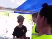 She was surprised