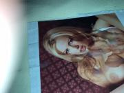 8th cumshot on a cumstained shared pornmag