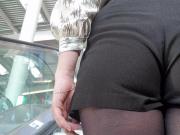 Voyeur pantyhose and shorts