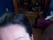 Sucking pussy tongue fucking her ass close up