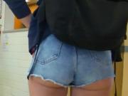 Candid ass shorts