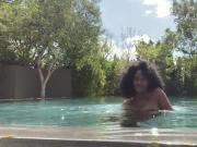 Tracee in water