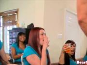 CFNM babe rims stripper at bachelorette party