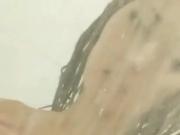 Super sexy tattooed asian naked in the shower