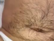 Expelling a piss enema in my white cotton panties