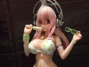 Super Sonico Figure Bukkake Cum