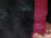 Gf playing with her dildo
