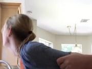 Amateur wife fucked in kitchen