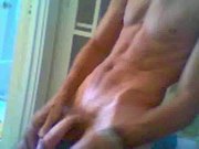 Thin dude cums 