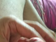 Wanking my tiny cock