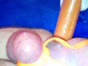 lady benutzt fleischwurst und finger bei mir anal