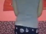 kuru kafa pijamali kiz