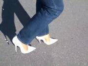 13cm High Heels Pumps - Jeans und Nylons