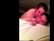 Young bears making love