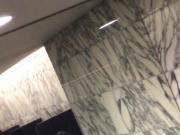 Having a play on the urinal