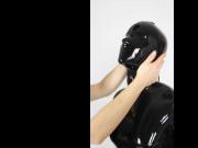 Sensation play in latex