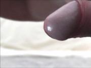 Nimble rubs cock with seamed stocking