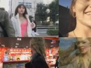 Cum walk - spleet screen compilation - cumwalk