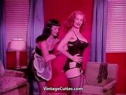 Bettie Page and Tempest Storm 1950s Vintage