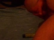 having a wank