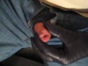 Lederhandschuhe in Aktion