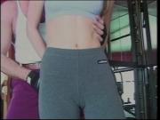 Young coed fucks her personal trainer