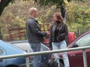 German Stepmom picked up for outdoor sex