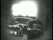 Mummy masturbating in living room. Hidden cam