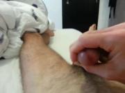 Sabrina : My hubby is wanking very fast and cumming for you